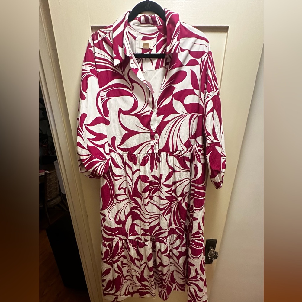 Anthropologie Bettina Midi Shirt Dress